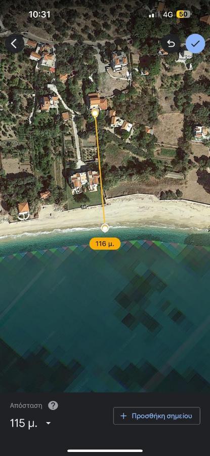 Beachfront Estate In Agios Isidoros Plomari Dış mekan fotoğraf